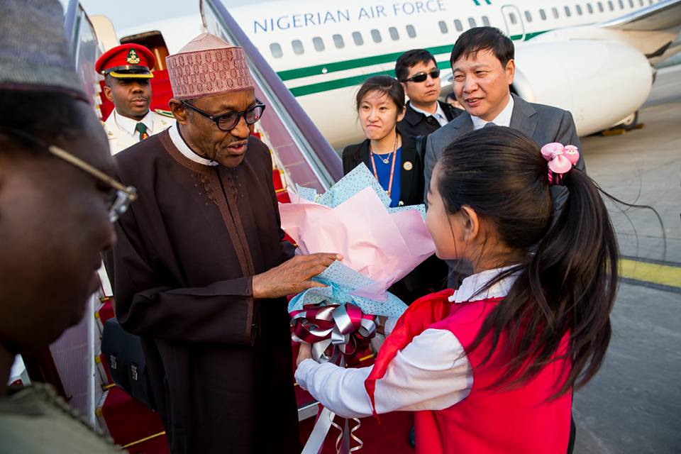 buhari in china 2