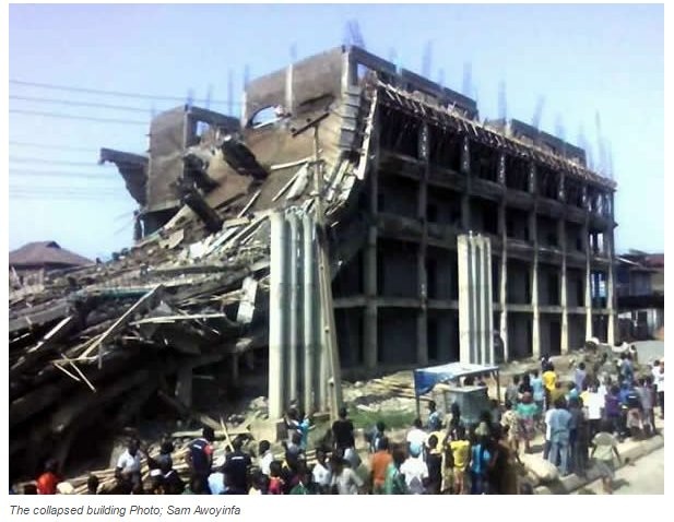 collapse building