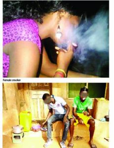 Female smoker