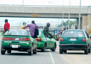 PIC.-5.TAXI-DRIVERS-DEMONSTRATING-IN-ABUJA