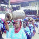 A group of palace oloris as led by wife of current Ewi