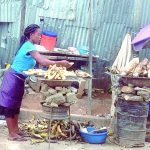 plaintain-woman