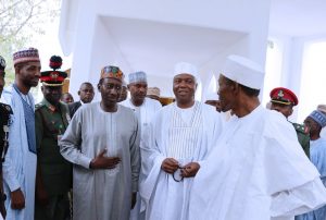 PRESIDENT-BUHARI-AND-DR-SARAKI-PRAYS-AT-VILLA-MOSQUE-1