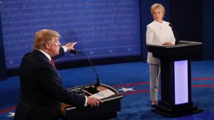 Republican nominee Donald Trump speaks a
