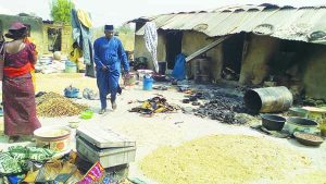 House burnt down by the herdsmen