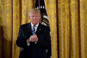 President Trump Swears In Senior Staff At White House