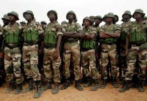 nigerian troops