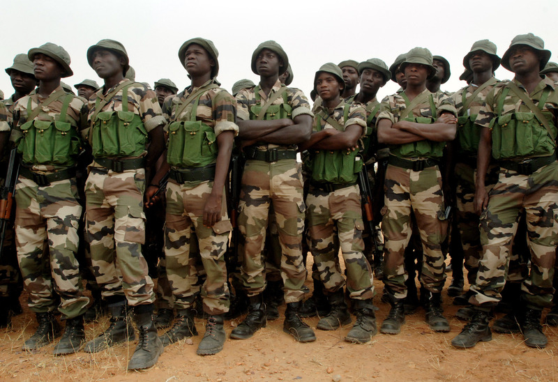 nigerian troops
