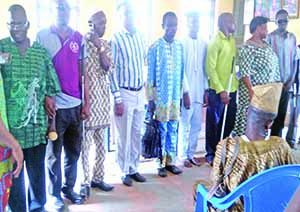 Some members of Nigeria Association of the Blind, Ogun State Chapter