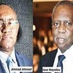 Ahmad Ahmad and Issa Hayatou