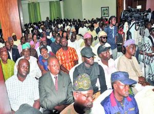 Miners at the Lagos meeting