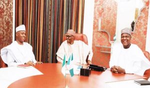2017_3$large_Buhari_meets_Saraki,_Dogara_over_budget