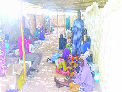 DISPLACED FROM THEIR HOMES BY MENINGITIS