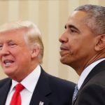 Donald Trump and Obama