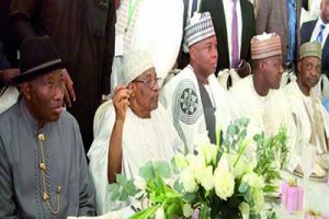 Jona IBB Saraki Dogara and Sambo
