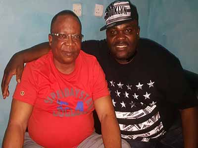 Onyeabor and partner, Steve James
