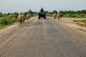 Troops advancing to retake Damboa