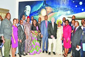 • The VC of UNN with Dr. Sven Thore Holme, founder, Ideon Science Park, Sweden