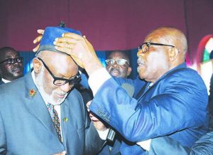 Akeredolu beinhg decorated