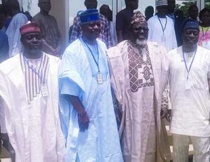 The Minister of Communication, Barrister Adebayo Shittu, Post Master General, Barrister Bisi Ade