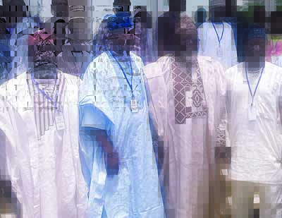The Minister of Communication, Barrister Adebayo Shittu, Post Master General, Barrister Bisi Ade