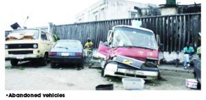 abandon vehicles