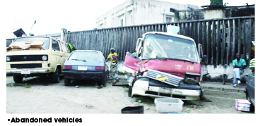 abandon vehicles