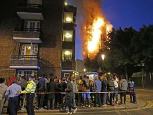 fire in UK