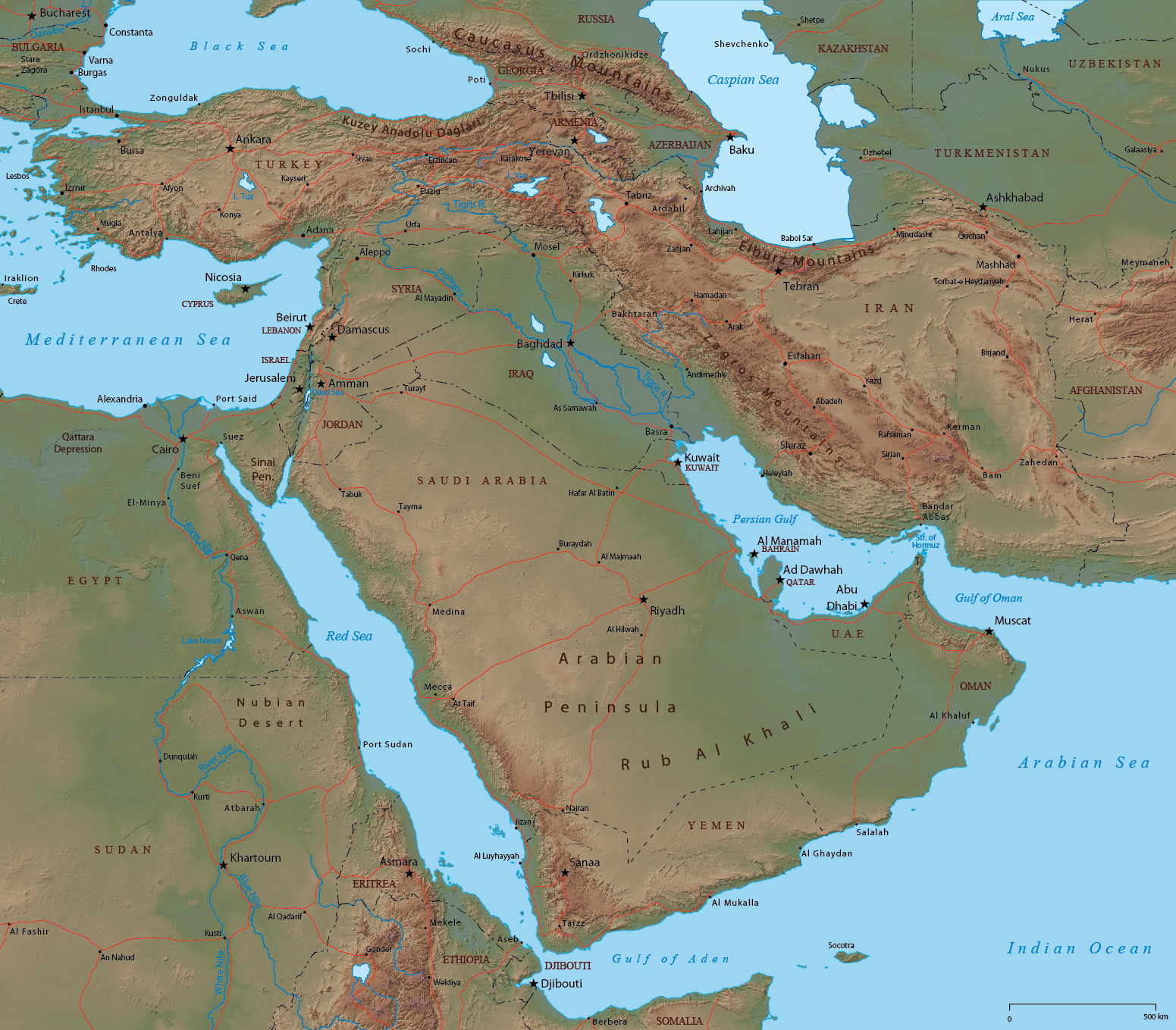 middle-east-map