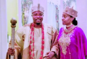 oluwo with wife