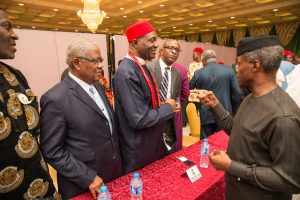 AG PRESIDENT OSINBAJO MEETS WITH SOUTHEAST LEADERS