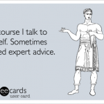 talking to yourself