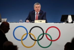 International Olympic Committee President Thomas Bach attends the opening of the 127th IOC session in Monaco