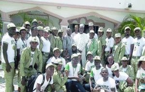 Some of the corps members in Yola
