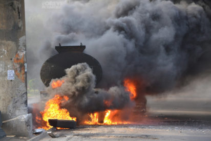 Tank farm explosion