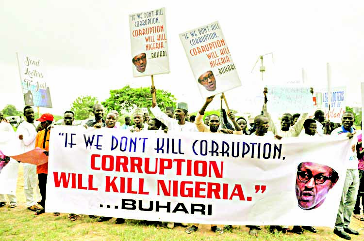 Protest in surpport of Buhari 1