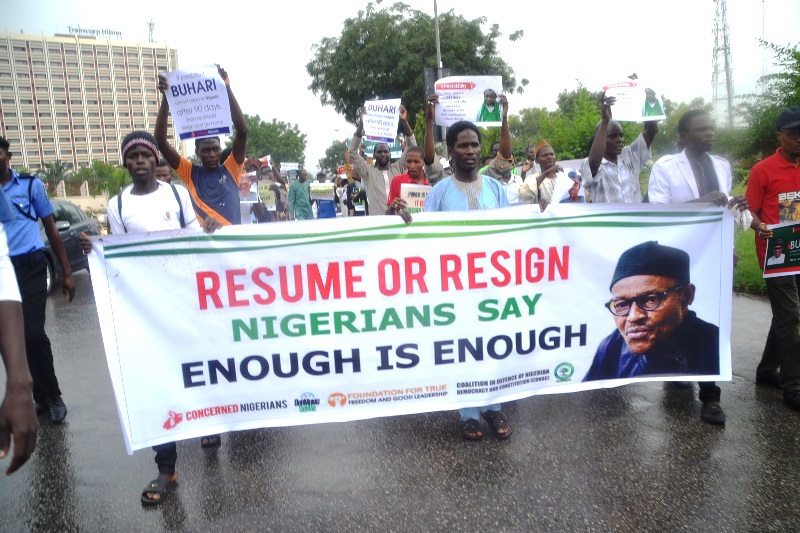 buhari protest