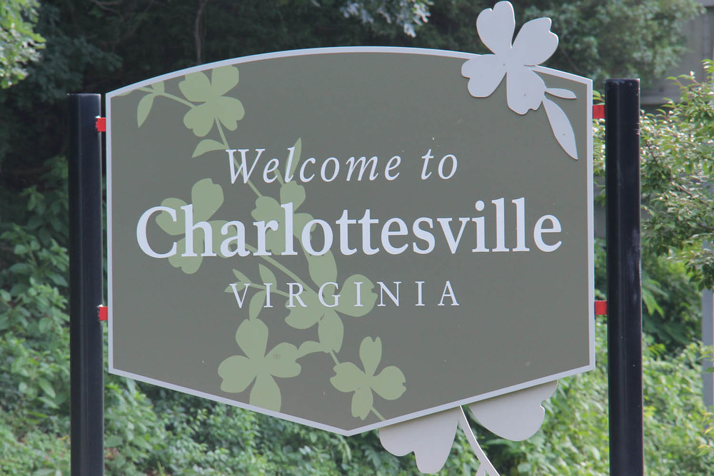 charlottesville+welcome+sign