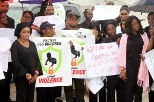 children rape protest