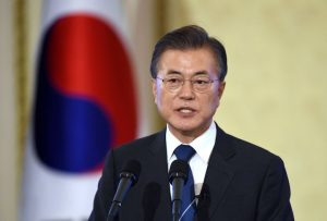 President Moon Jae-In Press Conference Marking His 100 Days In Office
