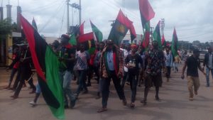 BSS Commanders matching through Afikpo roads
