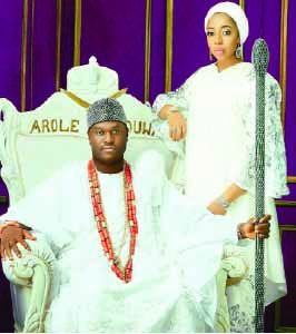 ooni and wife