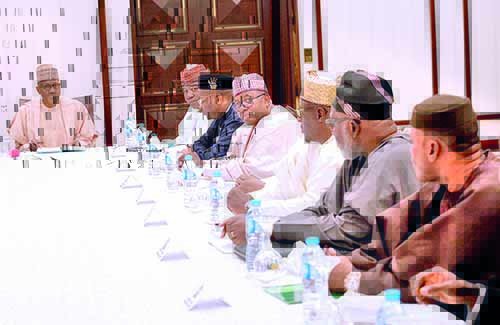 Buhari with Governors