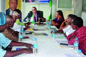 Okpeseyi during an interaction