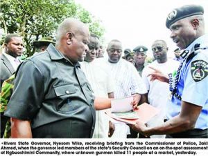 Gov. Wike and CP of Rivers State