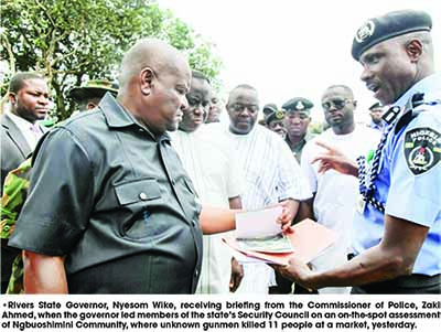 Gov. Wike and CP of Rivers State
