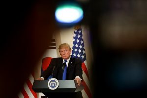 U.S. President Donald Trump In South Korea