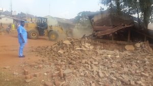 Demolition of dilapidated structures in schools