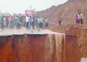 Erosion site in Anambra State