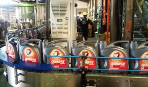 HIGH SPEED FILLING LUBRICANT LINE INSTALLED AT BOTH THE LAGOOS AND KOKO LUBRICANT BLENDING PLANTS